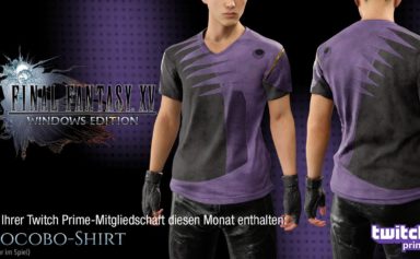 Final Fantasy XV Twitch Prime Loot "Locobo-Shirt"